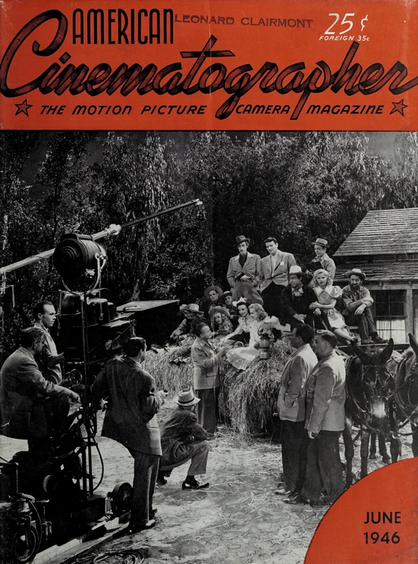 American Cinematographer - June 1946 Cover